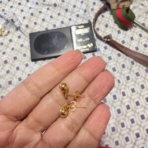 Elegant Gold Stud Earrings